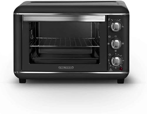 SCHNEIDER - SCEO23B - Four électrique - Chaleur tournante - Posable - 23 litres - 1500 watts - Noir - Nail Gallerys