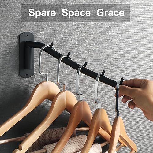 Cintres de penderie, tringle de penderie pivotante à 180 - Nail Gallerys