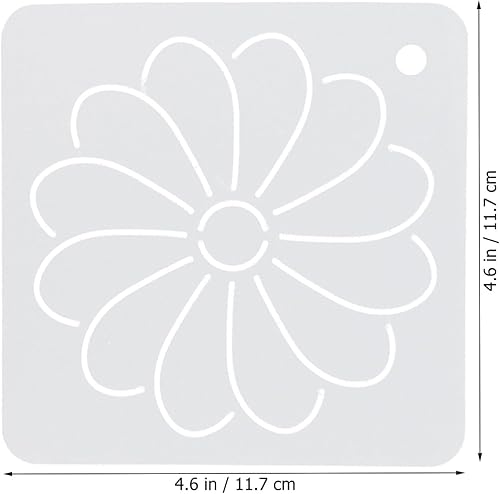 Operitacx Lot de 8 pochoirs pour patchwork - Pochoirs de couture - Pochoirs à broder - Pochoirs de peinture - Pochoirs de couture - Pochoirs de matelassage - Nail Gallerys