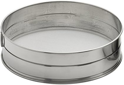 Weis 12816 Tamis à Farine Acier Inoxydable Argent 16 x 16 x 5,5 cm - Nail Gallerys