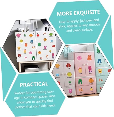 Vaguelly Étiquettes Amovibles Pour Commode Jolis Motifs Autocollants Pour Chambre De Bébé Faciles À Appliquer - Nail Gallerys