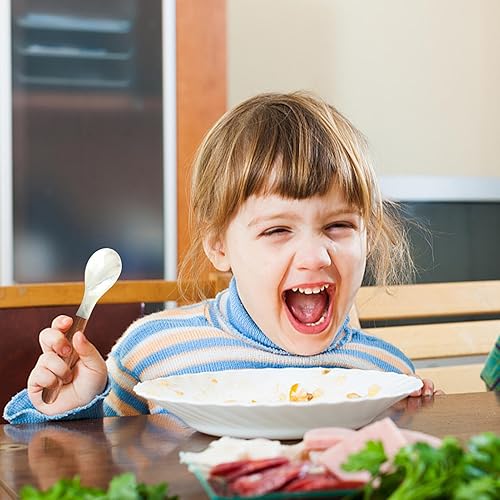 Cuillère à caviar en nacre, cuillère à coquille - Fourchette à dessert | Cuillères à Caviar avec manche en bois, cuillères en nacre pour le caviar, les œufs, la crème glacée, le sel et le café - Nail Gallerys