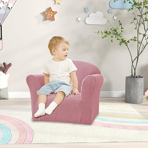 Couverture de canapé pour Tout-Petit, Housses de Fauteuil pour Enfants, couvertures Chaise pour Enfants avec étirement d'armes pour Le Bureau du Salon - Nail Gallerys