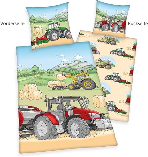 Herding Coussin contour Tracteur, env. 36 x 24 x 5 cm, polyester, Coussin moulé - Nail Gallerys