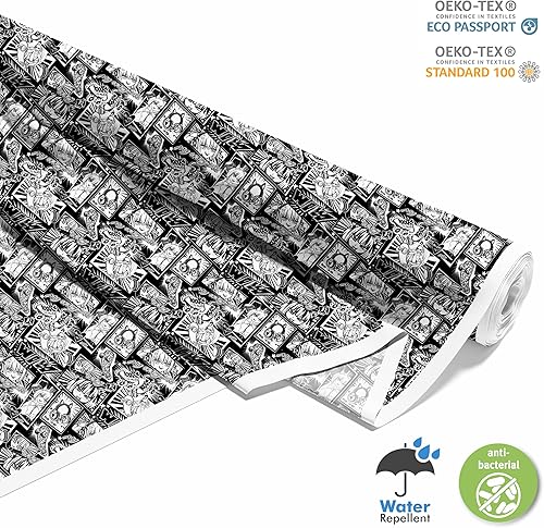 HEKO PANELS Oxford Tissu Imperméable Au Mètre Polyester De Couture D'ameublement Tissus Pour Mobilier Décorative Artisanat Rembourrage Manga 1 Mètre 155 x 100 cm - Nail Gallerys