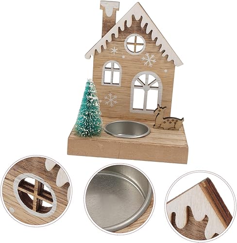 TOPBATHY Support de Cerf de Père Noël Décorations de Noël Élévateur Lumière pour Salon Bureau Hôtel - Nail Gallerys