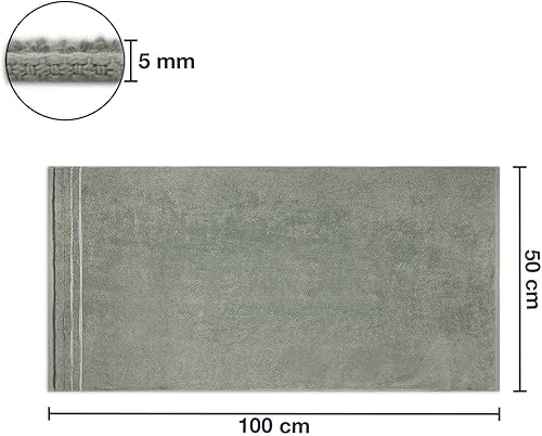 WohnDirect Lot de Serviettes pour invités 4 pièces • 4 Serviettes pour invités (30x50) • éponge 100% Coton • Vert - Nail Gallerys