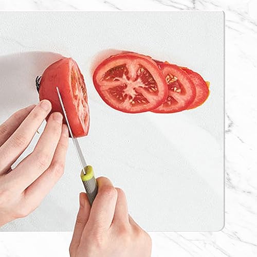 Planches à découper en acrylique pour comptoir de cuisine, planche à découper transparente antidérapante en acrylique avec rebord pour comptoir protecteur de comptoir maison, restaurant, coupe - Nail Gallerys