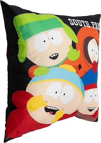 United Labels South Park Coussin 40 x 40 cm Noir Coussin de canapé Coussin décoratif pour fans - Nail Gallerys