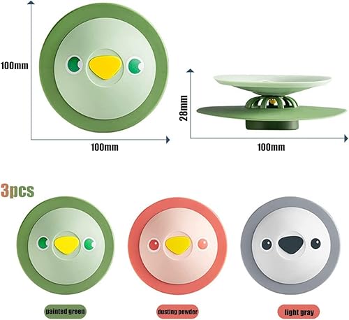 Norhogo Lot de 3 bouchons de lavabo en silicone - Pour cuisine, salle de bain, buanderie, canal - 10 cm - Nail Gallerys