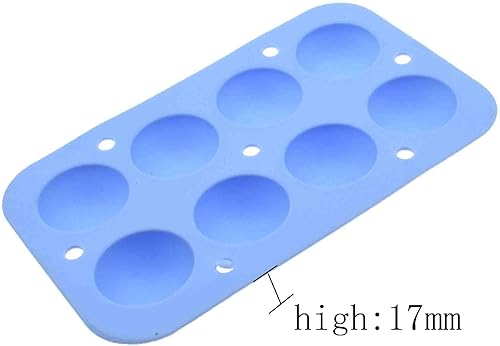 Moule à sucettes en silicone avec bâtonnets de sucettes, sacs à friandises, attaches torsadées, moule rond pour sucettes, bonbons, cake pop, gelée (8 trous) - Nail Gallerys