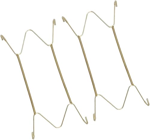 Forme Invisible de Support D'affichage de Plat de Cintre de Crochet de Plaque de de Mur W, d'or, 6 pouces - Nail Gallerys