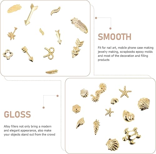 Tofficu Remplissage Époxy Poignées Vintage Marqueurs Accessoires Marqueurs Marque-Page Paniers Topper Coquille Clou Charms Cube Poignées De Tiroir Vintage Marque-Page Marque-Page Stylo - Nail Gallerys