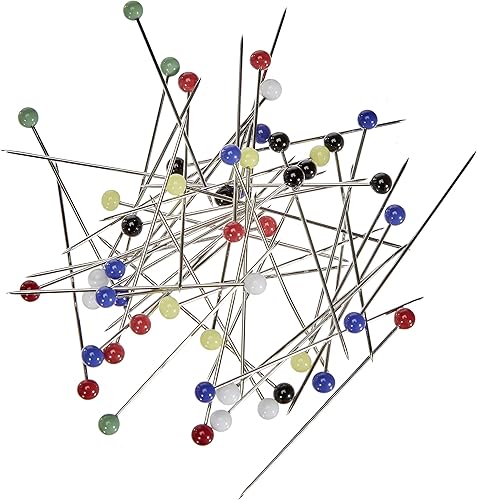 Leone Dell'Era APSCV060030 Épingles tête Verre, Fer Nickelé, mm. 0,6x30-100 pz - Nail Gallerys