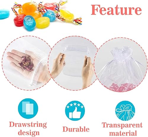 OWYALQ 100pcs Sac organza 10x15cm Vert sachets pochettes cadeau en organza avec rubans pour pochon bijoux cadeaux bonbons lavande marriage - Nail Gallerys