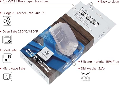 BRISA VW Collection VW Bulli T1 Moule à glaçons en silicone - Nail Gallerys