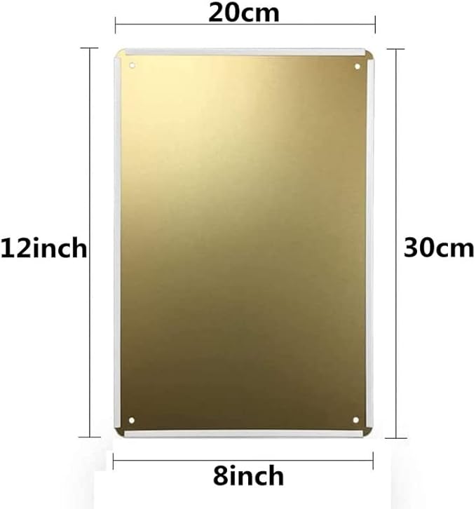 Biopracess Plaque en métal 20,3 x 30,5 cm Daffy Duck - Disposition rétro vintage - Nail Gallerys