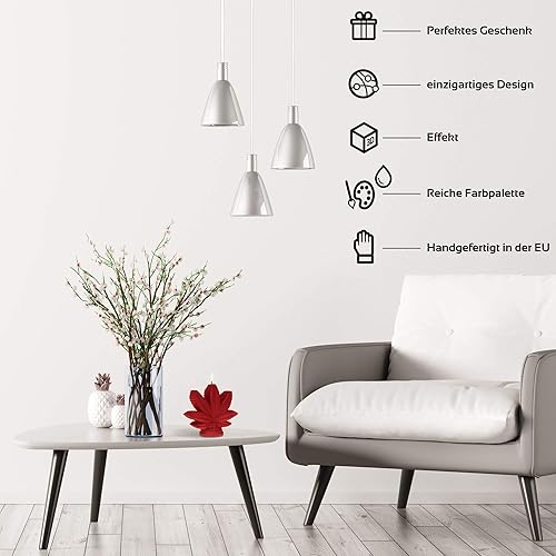 Candellana Bougie petit crâne rose Low Poly fait main dans l'UE Hauteur 7,5 cm Rose Foncé 7,5 x 10 x 6,5 cm - Nail Gallerys