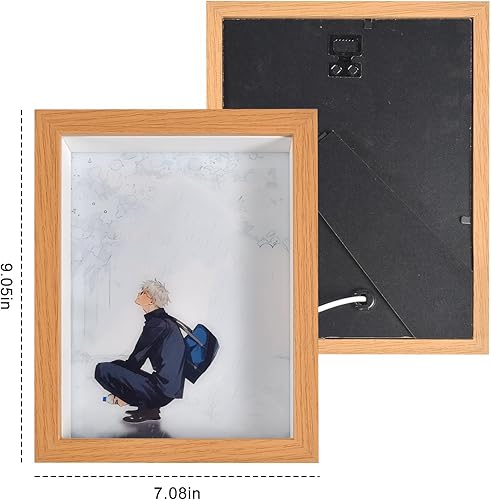 Forhome Jujutsu Kaisen Cadre Photo LED, Décoration De Peintures D'éclairage Cadre Photo Carré, Gojo Satoru et Geto Suguru, Peinture Décorative Créative, Pour Chambre à Coucher, Décoration Intérieure - Nail Gallerys