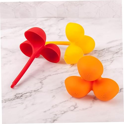 UPKOCH 3pièces Support De Cuisson Silicone Pour Œufs De Pocheuse Et Cuiseur à Œufs Accessoire Pratique Pour Cuisson Vapeur Et Bouillir Rouge - Nail Gallerys