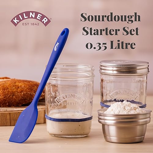 Kilner 0025.035 Kit de démarrage au levain en verre, 350 ml - Nail Gallerys