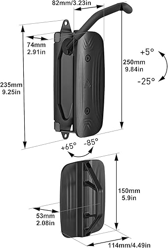Support mural pour vélo, vertical, pivotant, support de vélo robuste, installation facile, maintien sûr pour votre vélo pour VTT et vélo de route (noir, taille : 1 paquet) - Nail Gallerys