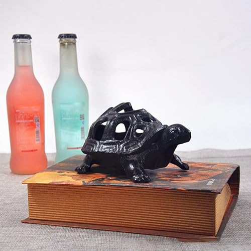 Garneck Tortue Figurine Bougeoir Antique Tortue Sculpture Vintage Animal Statue Décoratif Votive Bougie Stand Photophore Chandelier Tasse pour Le Mariage Ornements De - Nail Gallerys