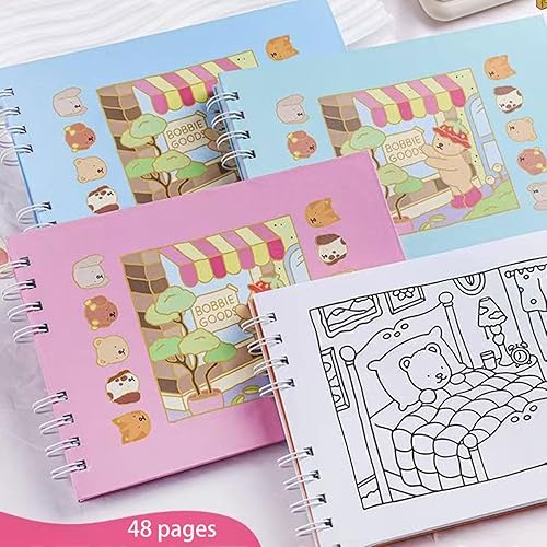 Beau livre de coloriage sur le thème des animaux pour enfants, livre de peinture Graffiti par Bobbie Goods, cadeau parfait pour les étudiants - Nail Gallerys