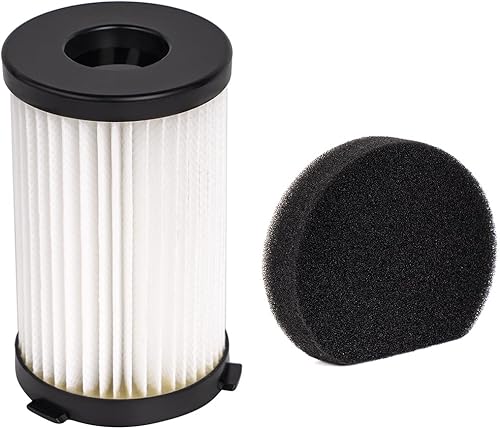 YanBan 4 filtres HEPA + 4 éponges compatibles avec MooSoo D600/D601 iwoly V600, pour Ariete Handy Force 2759/2761, pour Conga Thunderbrush 520/550/560 - Nail Gallerys