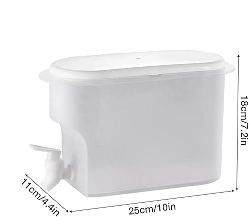 Distributeur De Boissons 3,5 L avec Robinet Distributeur De Boissons Distributeurs d'eau pour Réfrigérateur Grande Carafe De Réfrigérateur Carafe À Eau Refroidisseur De Boissons Théière À Limonade - Nail Gallerys