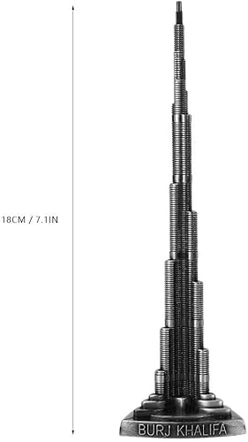 Hilitand Dubai Tower Model Building Modèle d'architecture pour la Maison Accessoires Salon Décoration Artisanat Décoration - Nail Gallerys