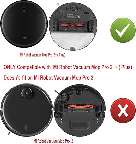 JoyBros Accessoires de Rechange pour Mi Xiaomi Vacuum-Mop 2 Pro / 2 Lite MJST1SHW 2 Brosses principales, 6 Brosses latérales, 4 Filtres, 4 Lingettes, 1 Outil - Nail Gallerys