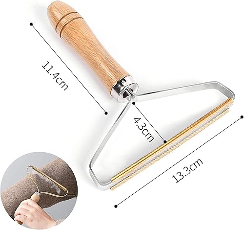 VEGCOO Rasoirs Anti-Bouloches, Décapant de Peluches, Machine Manuelle de Rasoir de Vêtements avec Reusable, Reconstituant des Vêtements Coat, Wool Sweater et Carpet (2PCS) - Nail Gallerys