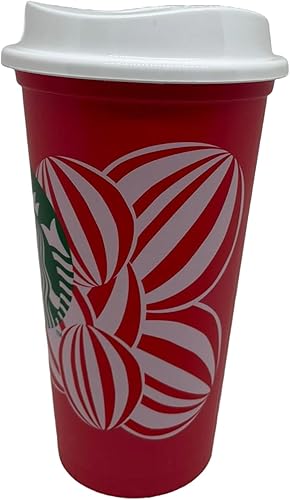 STARBUCKS Festive Christmas Mug de voyage réutilisable Taille M 473 ml - Nail Gallerys