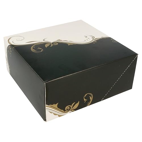 50 unité - Boîtes Patisseries Sans Fenêtre 275 G/M2 18X18X7,5 Cm Blanc Carton - Nail Gallerys