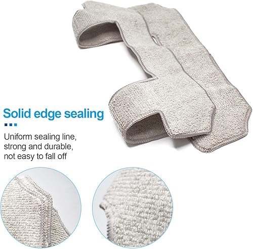 12 Pièces Chiffons de Nettoyage pour Ecovacs Winbot W1/W1 Pro, Tampons de Nettoyage de Rechange, Serpillères de Rechange pour Nettoyage Vitre - Nail Gallerys