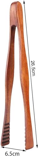 1 pince de cuisine, pince à grille-pain en bois pour cuisine, camping, barbecue, buffet, restaurant, etc - Nail Gallerys
