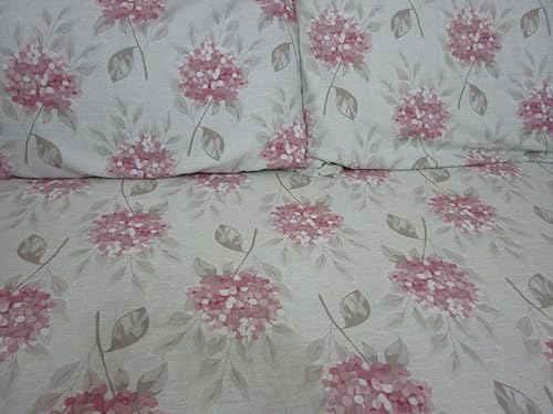 Parure de lit double en flanelle motif fleurs pur coton naturel 100 % fabriqué en Italie - Nail Gallerys