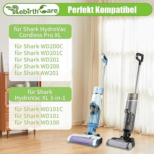 Rebirthcare Accessoires pour Shark HydroVac XL 3-en-1 pièces détachées pour Shark WDB1F2 WD100 WD101 WD200 WD201 AW201 WD200C WD201C WD101C WD210EU - Nail Gallerys