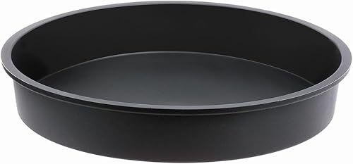 De Buyer - Tourtière ronde à bord lisse MOUL'FLEX en silicone - Diamètre 24 cm -, Noir - Nail Gallerys