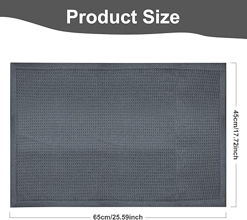 Torchons de Cuisine, Torchon Vaisselle de 45x65cm, Lot de 4 Essuie Main Cuisine 100% Coton, Torchons en Coton durables et Super absorbants - Nail Gallerys