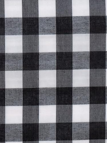 Discount Fabrics LTD Tissu en polycoton Motif vichy Rouge 2,5 cm - Nail Gallerys