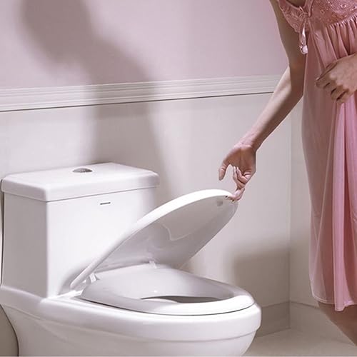 Housse De Siège De Toilettes WC Tapis pour lunette WC type O Housse de remplacement souple lavable Coussin d'assise pour salle de bain - Nail Gallerys