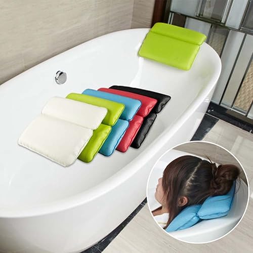 Oreillers de Luxe à Bain de Luxe pour Le Bain avec de Fortes ventouses pour Baignoire, Bain à remous-Noir - Nail Gallerys