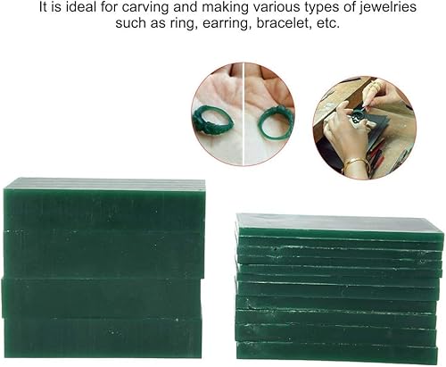 Delaman Wax Carving Outils 4 6 8 21 23 mm d'épaisseur Vert à découper en Cire Bijoux Gravure Outil de la Moule - Nail Gallerys