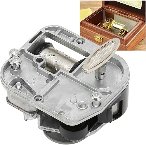 Boîte à Musique DIY, Mouvement de Boîte à Musique, Mécanisme de Boîte à Musique à Piles 18 Notes, Mouvement de Boîte à Musique, Boîte à Musique DIY, Château Mécanique dans la - Nail Gallerys