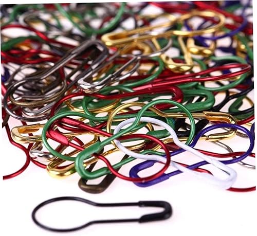Liummrcy Pin de sécurité des Ampoules, Petites Broches 100 pièces Broches de bulbe Broches d'épingles de Gourde de Gourde, marqueurs de Point pour l'artisanat, Couture, Fabrication de - Nail Gallerys