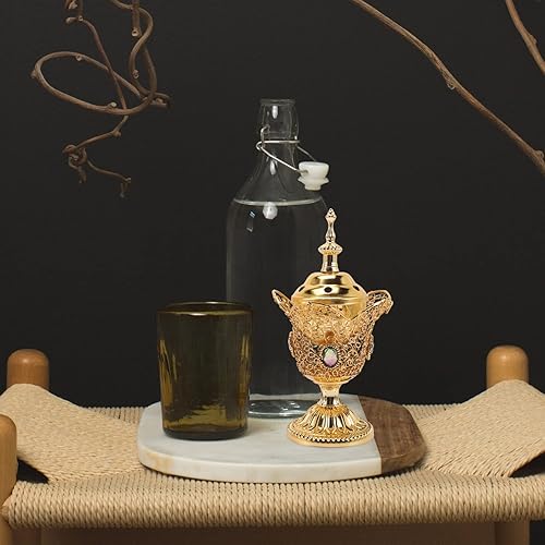 Bakhoor Brûleur à électrique Oud Brûleur en résine Église Charbon de bois Brûleur électrique Yoga Spa Aromathérapie Brûleur pour bureau Décoration à la maison - Nail Gallerys