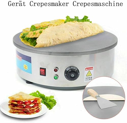Gorgivous Crêpière commerciale 2800W, crêpière gastronome à plaque à gaz, crêpière à crêpes à gaz en fer, crêpière pour la santé et la maison - Nail Gallerys