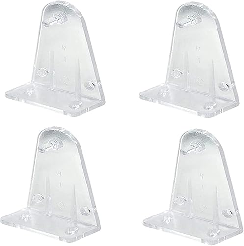 JTQYFI Lot de 10 clips de fixation en plastique transparent pour stores vénitiens horizontaux de 5 à 1 cm - En plastique transparent - Nail Gallerys